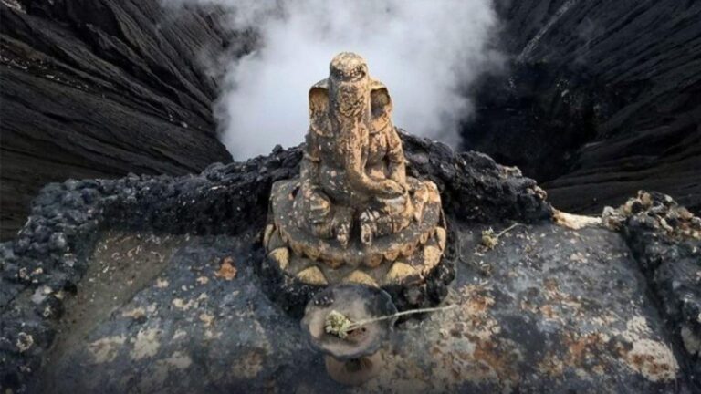 Ganesha Statue on Mount Bromo: The Spiritual Guardian of a Volcano