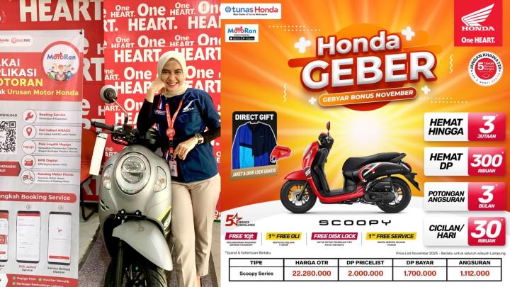 Promo Motor Matic Dari Dealer Honda Radin Intan 