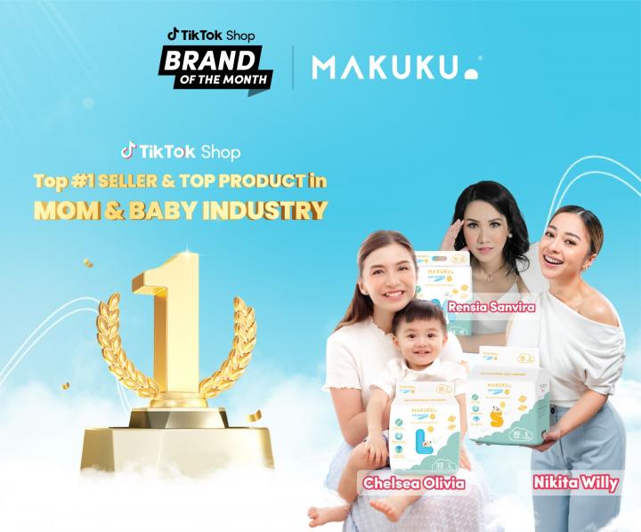 MAKUKU Pecahkan Rekor Brand of the Month Tiktok, Raih Penjualan Fantastis Selama Bulan Juli 