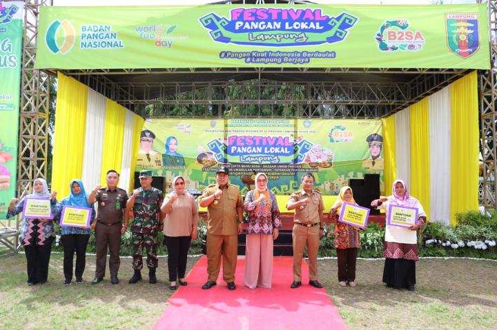 Gubernur Arinal Buka Festival Pangan Lokal Lampung 2022 Ajak