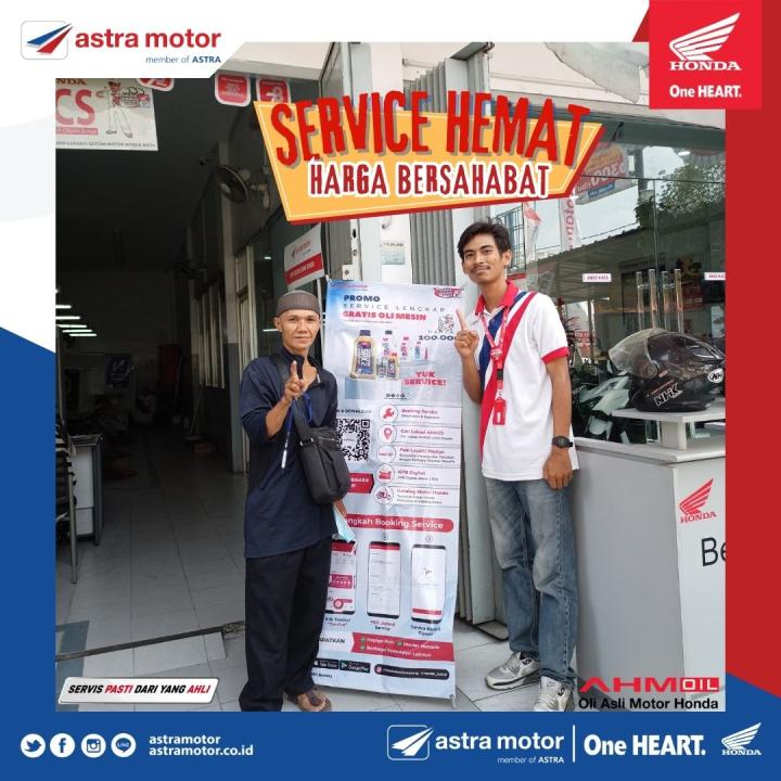 Service Hemat Harga Bersahabat Diskon 50 Persen Hanya di AHASS Astra Motor Imam Bonjol 