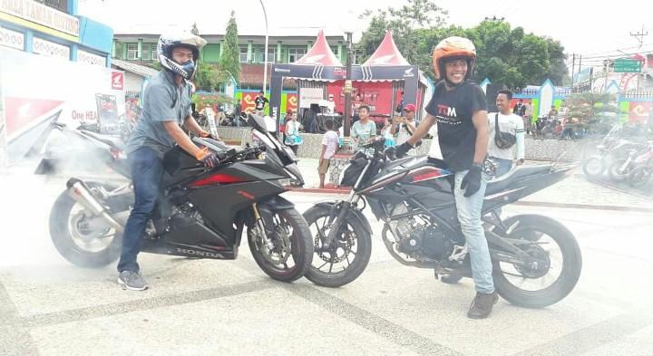 TDM Helat Honda Sport Motoshow di Tanggamus