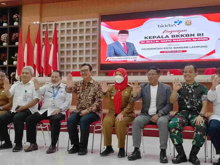 Kepala BKKBN RI: Bandar Lampung Bisa Menjadi Contoh Penurunan Angka Stunting 