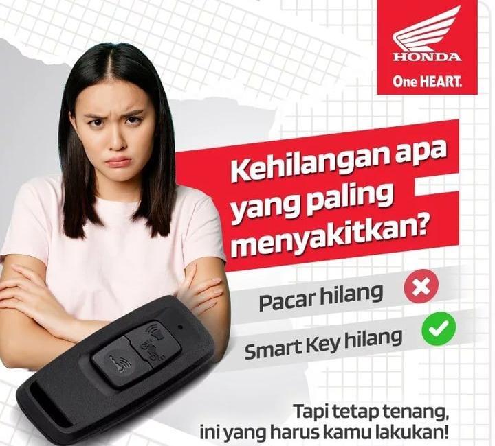 Jika Remote Keyless Hilang, Ini Yang Harus di Lakukan Pemilik Motor 