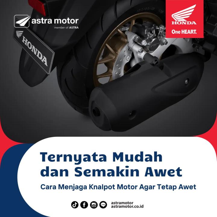 Cara Menjaga Knalpot Motor Agar Tetap Awet