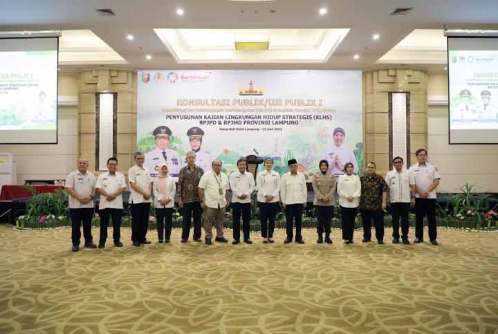 Pemprov Lampung Gelar Konsultasi Publik I Penyusunan Kajian Lingkungan Hidup Strategis RPJPD dan RPJMD dengan mengacu pada Visi Indonesia 2045