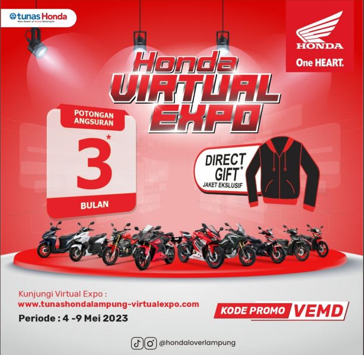 Virtual Expo Tunas Honda Lampung Hadir Kembali di awal tahun 2023