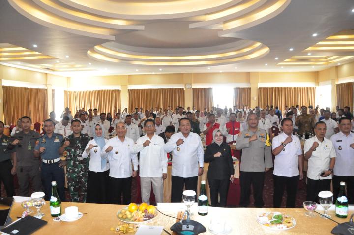 Pemprov Lampung Gelar Rakor Menghadapi Hari Raya Natal 2023 dan Tahun Baru 2024 