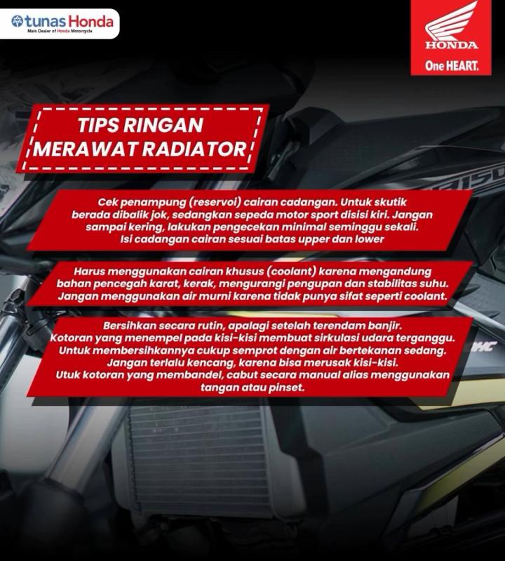 Tips Merawat Radiator Motor Agar Tetap Prima 