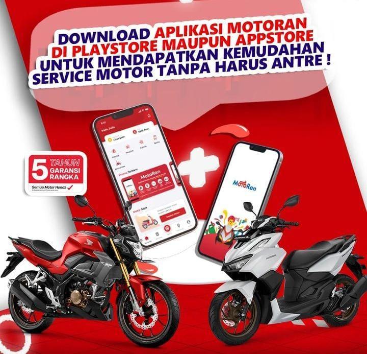 Yuk Boking Service Dengan Aplikasi MotoRan 