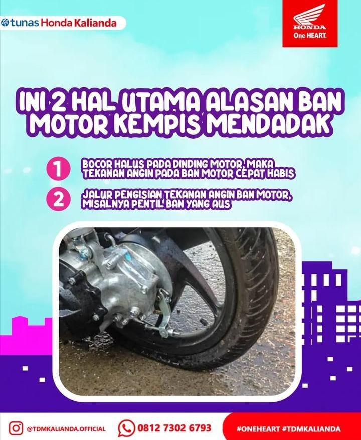 Ban Motor Suka Kempes Mendadak Ini Cara Mengatasi Ban Motor Kempes 