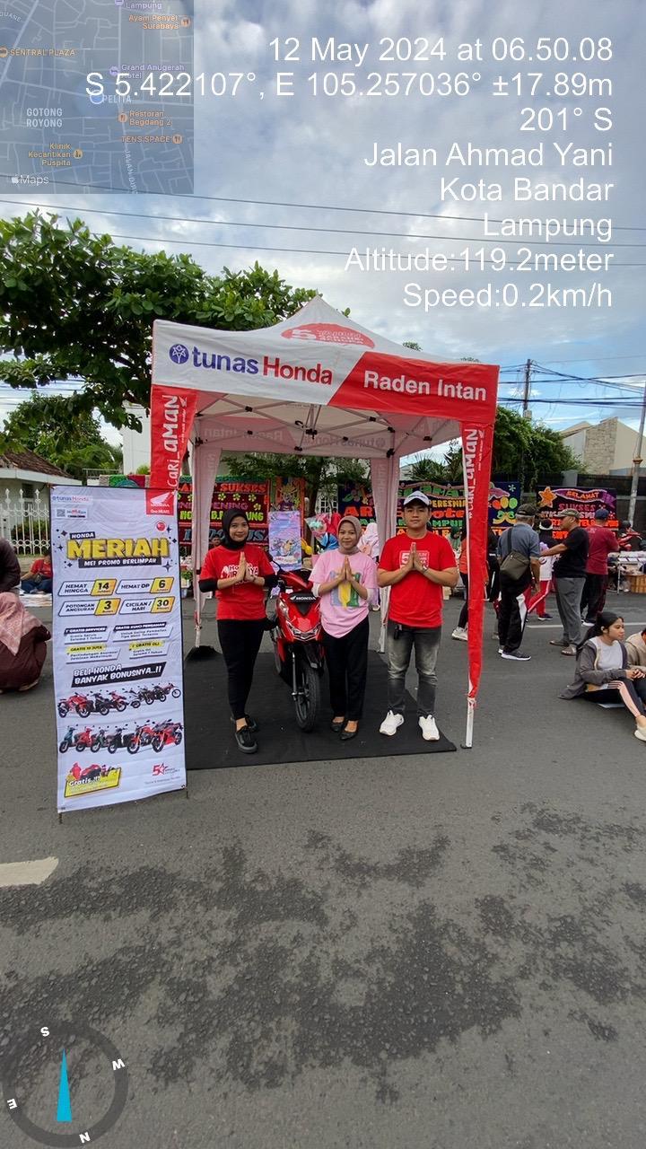 TDM Radin Intan Berpartisipasi Dalam Car Free Day 