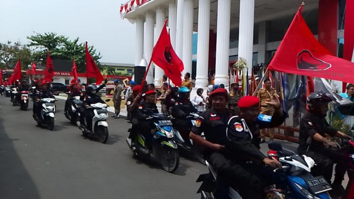 Kirab Pemilu 2024 di Kota Bandar Lampung 