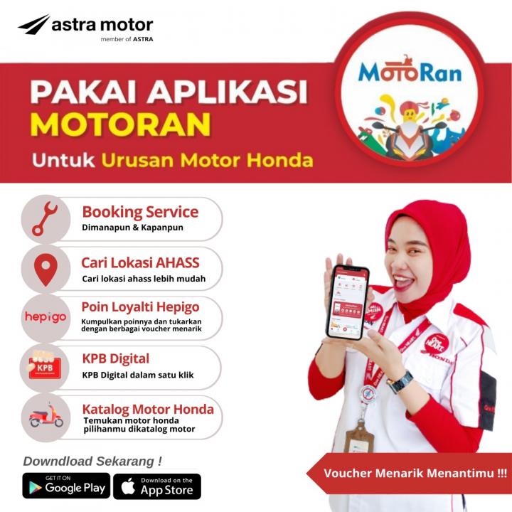 Praktis Dari Rumah Beli Motor Baru & Booking Service Lewat Aplikasi Motoran  Saibumi.