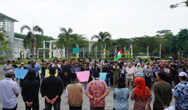 Sivitas Akademika ITERA Nyatakan Sikap Solidaritas Dukung Palestina 