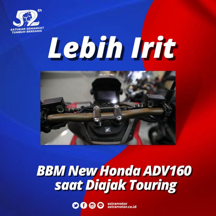 Lebih Irit Ketimbang, Segini Hasil Konsumsi BBM New Honda ADV160 saat Diajak Touring