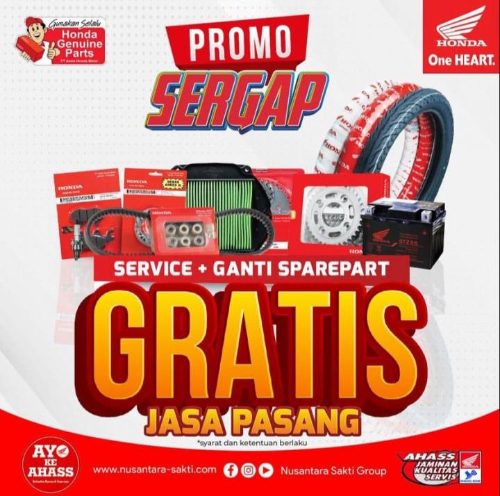 Promo Sergap dari AHASS NSS Kedaton