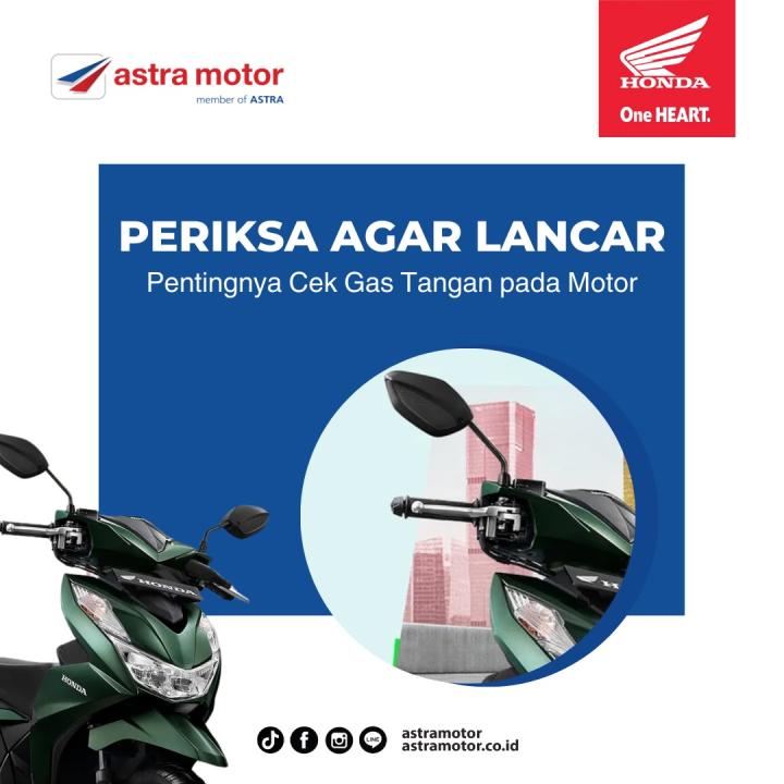 Pentingnya Cek Gas Tangan Pada Motor 