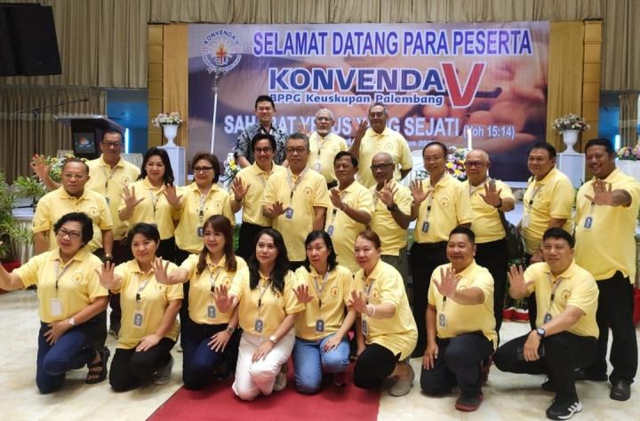 Mergilia Merlin Hadiri KONVENDA V BPPG Keuskupan Palembang di Batam