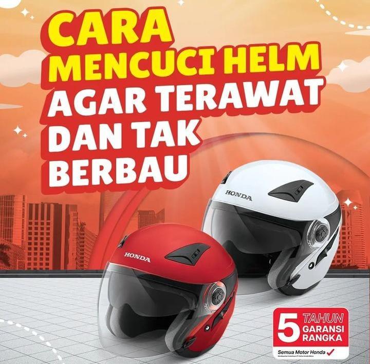 Cara Mencuci Helm Agar Terawat dan Tidak Berbau 