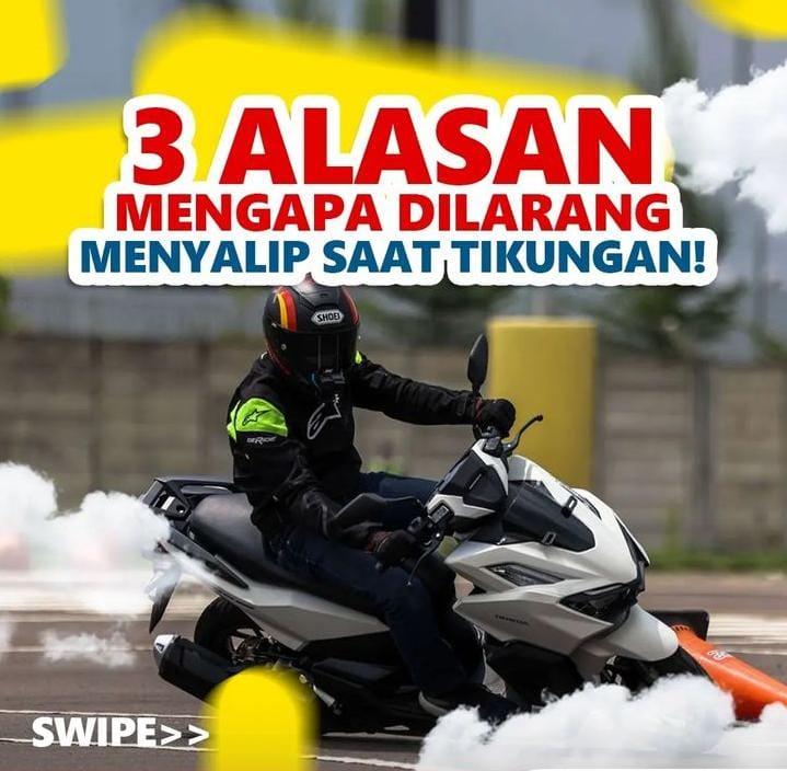 Bahaya, Ini Alasan Tidak Boleh Menyalip di Tikungan 