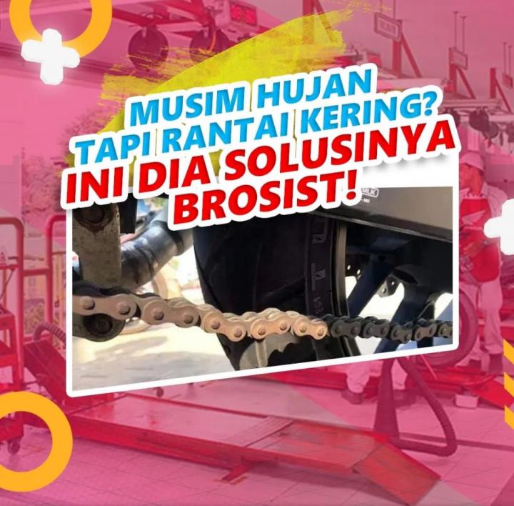 Mengapa Rantai Sepeda Motor Kering di Musim Hujan? 