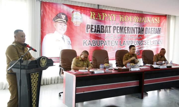 Sikapi Situasi Kondisi Terkini, Bupati Nanang Ermanto Gelar Rakor Penjabat 