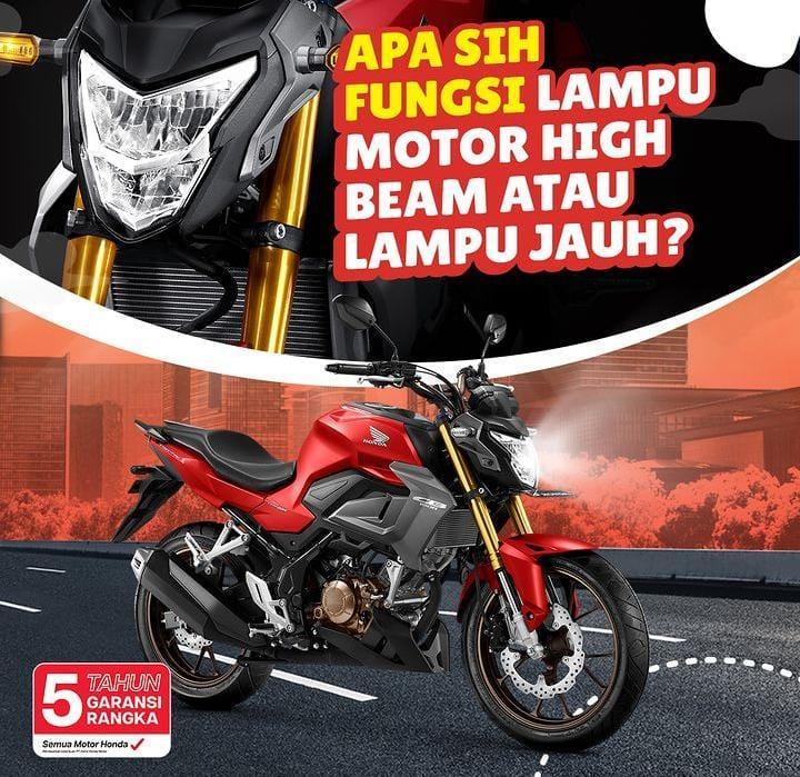 Sebenarnya Apa Sih Fungsi Lampu Motor High Beam Atau Lampu Jauh 