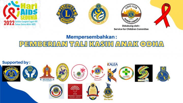 Kolaborasi Lion Club Bersama INTI Lampung Berikan Tali Asih Kepada Anak ODHA