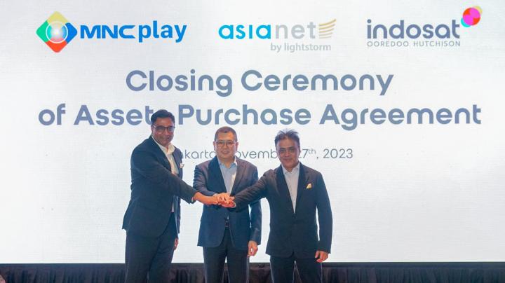 Indosat Ooredo Hutchison,Asianet dan MNC Play Lakukan Akuisisi Strategis, Dorong Transformasi Digital Lewat Layanan Terpadu 