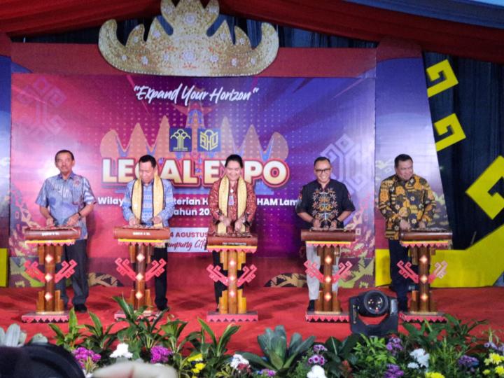 Legal Expo Bertajuk Ekpand Your Horizon Yang di Gelar Kemenkumham Lampung Berlangsung Selama Tiga Hari Kedepan  