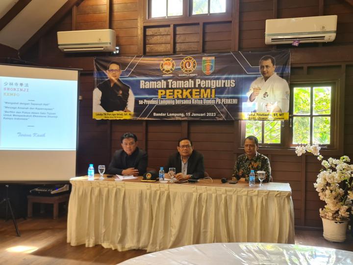 Ketua Umum PB.PERKEMI Bersama Sekjen Lakukan Kunjungan ke Pengurus Provinsi Lampung