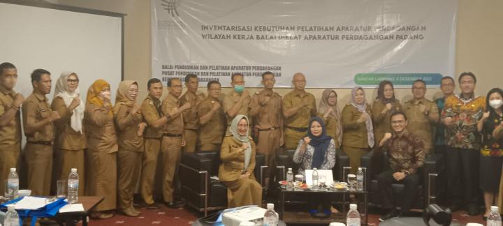 Gandeng Dinas Perindag, Balai Pelatihan Aparatur Perdagangan Wilayah Sumatera Gelar Kegiatan Inventarisasi Kebutuhan Pelatihan Aparatur Perdagangan Wilayah Lampung