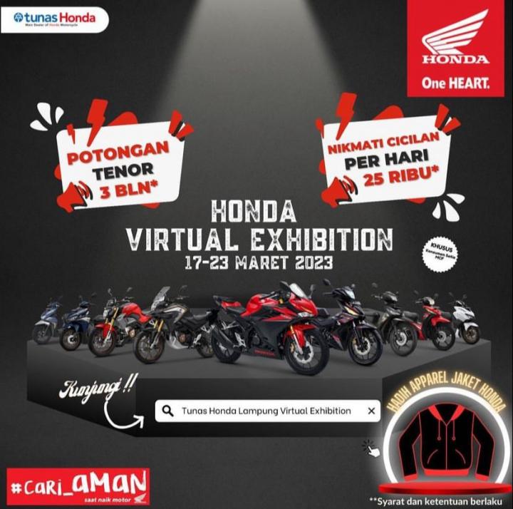 Honda Virtual Exhibition dari Tunas Honda dan NSS Kedaton Kembali Hadir di Bulan Maret