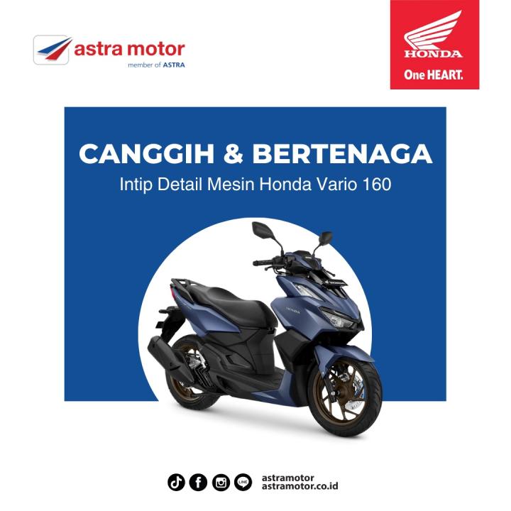 Intip Detail Mesin Honda Vario 160 