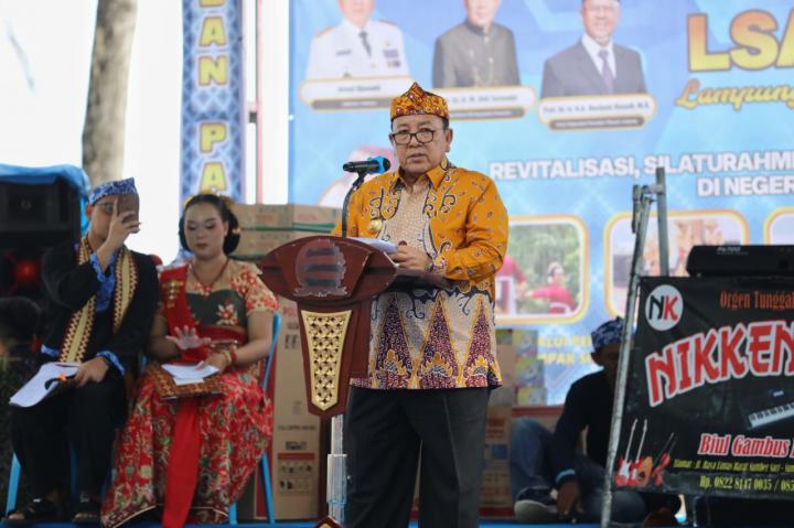 Gubernur Arinal Buka Lampung Sundanese Arts Festival VII 2023