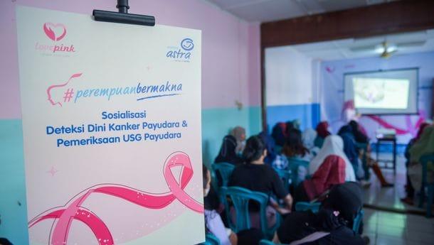 Asuransi Astra dan Lovepink Deteksi Dini Kanker Payudara untuk Warga Kampung Berseri Pela Mampang