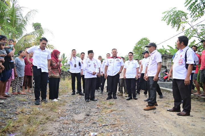 Hore, Jalan Desa Sumbernadi, Beruntung dan Bandar Agung Akan di Bangun, Nanang : Bulan Depan dj Kerjakan 