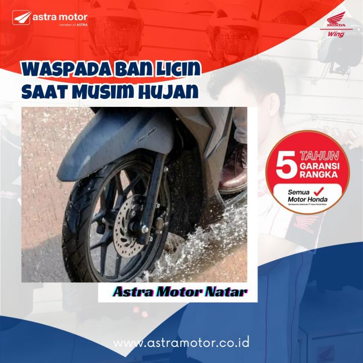 Waspada Ban Licin Saat Musim Hujan 