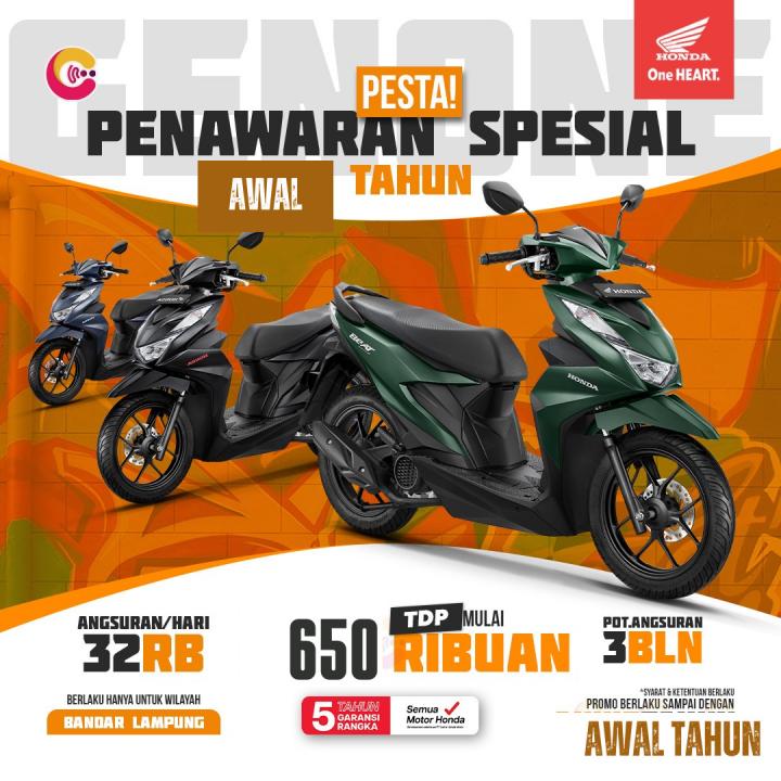 Tunas Honda Pramuka Bagi Bagi Promo Awal Tahun 