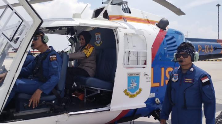 Siagakan Dua Helikopter, Polda Lampung Komitmen Beri Pengamanan WSL Krui Pro 2024