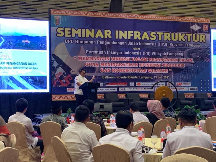 Pembangunan Infrastruktur dan Kualitas Jalan di Lampung Akan Diprioritaskan 