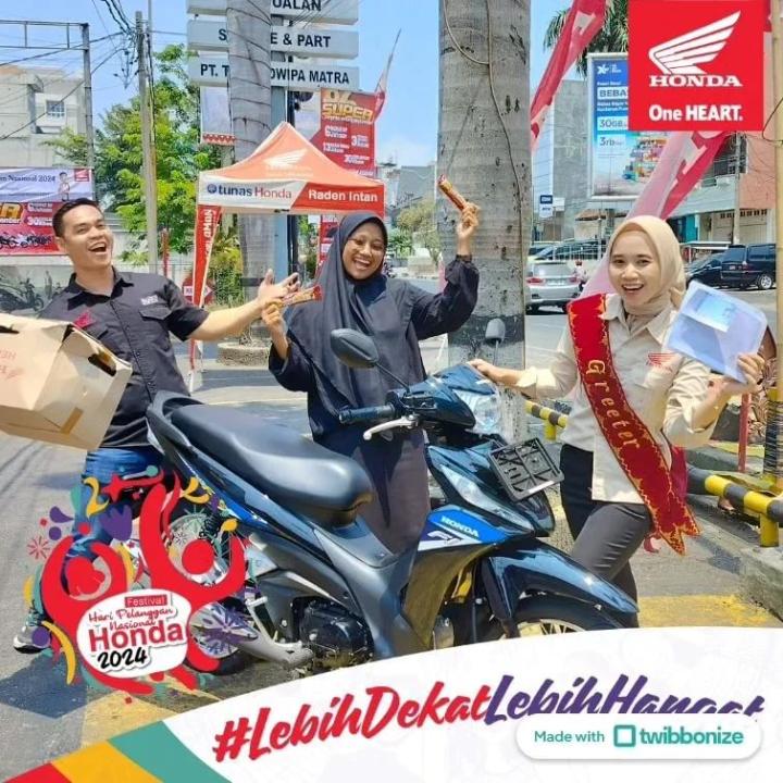 Hari Pelanggan Nasional Bersama Honda Radin Intan 