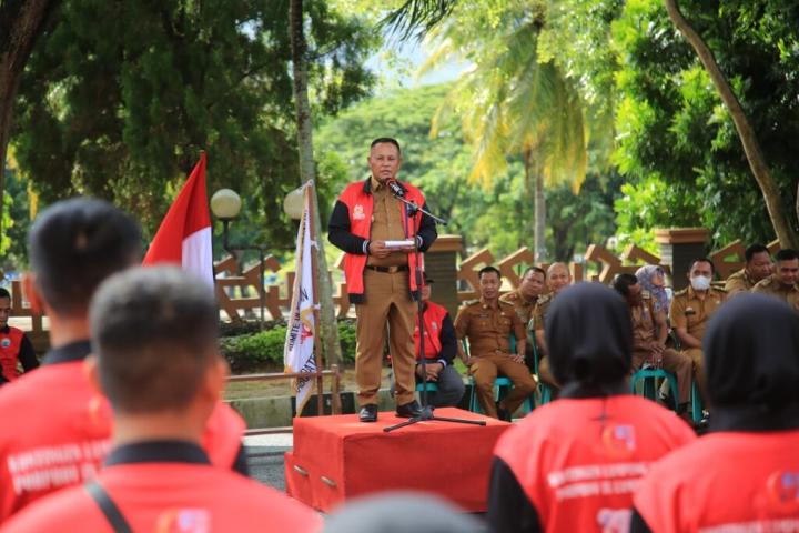 Nanang Ermanto Lepas Kontingen Lampung Selatan Berlaga di Porprov IX