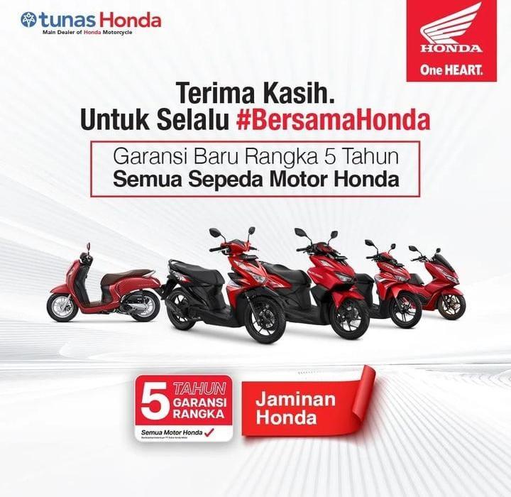 Honda Berikan Garansi Baru Rangka 5 Tahun 