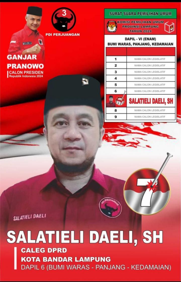 Mengenal Lebih Dekat Salatieli Daeli SH, Calon Anggota Legislatif DPRD Kota Bandar Lampung