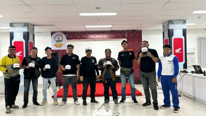 TDM Edukasi Safety Riding Komunitas Honda Lampung 