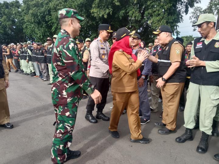 Apel Satgas Bantuan Pemilu, Pemkot Siagakan 9 Ribuan Personil 