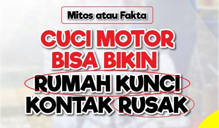 Jangan Sering Semprot Air Ke Lubang Kunci Kontak Motor, Ini Dampaknya 