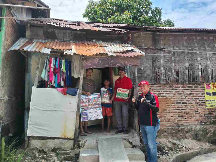 PSMTI Lampung Kembali Berbagi Kasih, Kali Ini di Kelurahan Bumi Waras Kota Bandar Lampung 